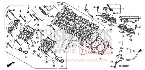 CYLINDER HEAD CBR600RAA de 2010
